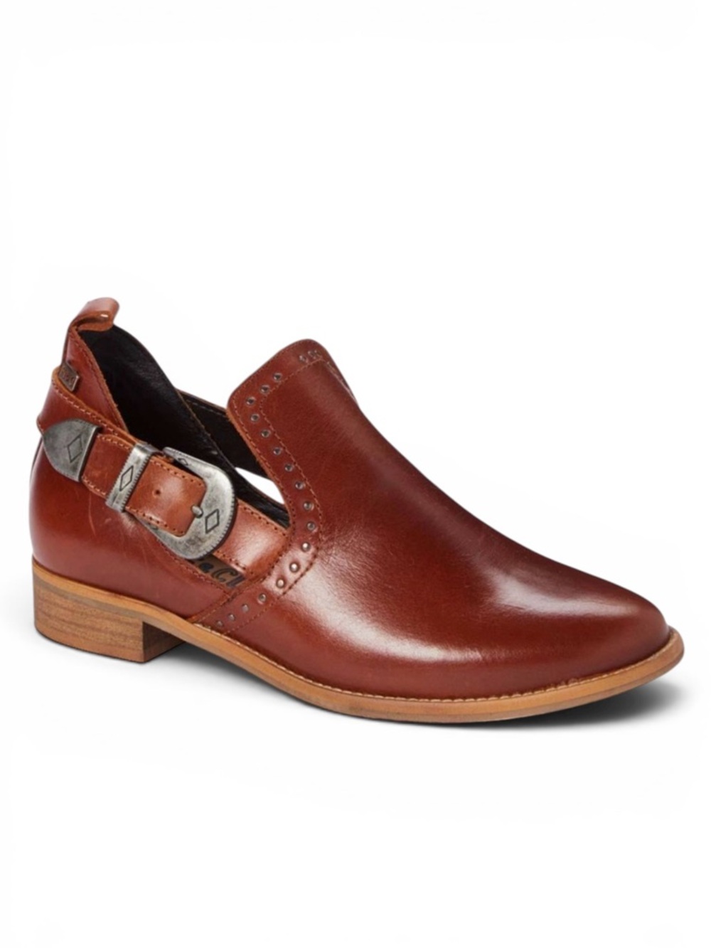Musse & Cloud Gipsy Tan Brown Leather Ankle Boot Women’s Size 39/ US 8-8.5